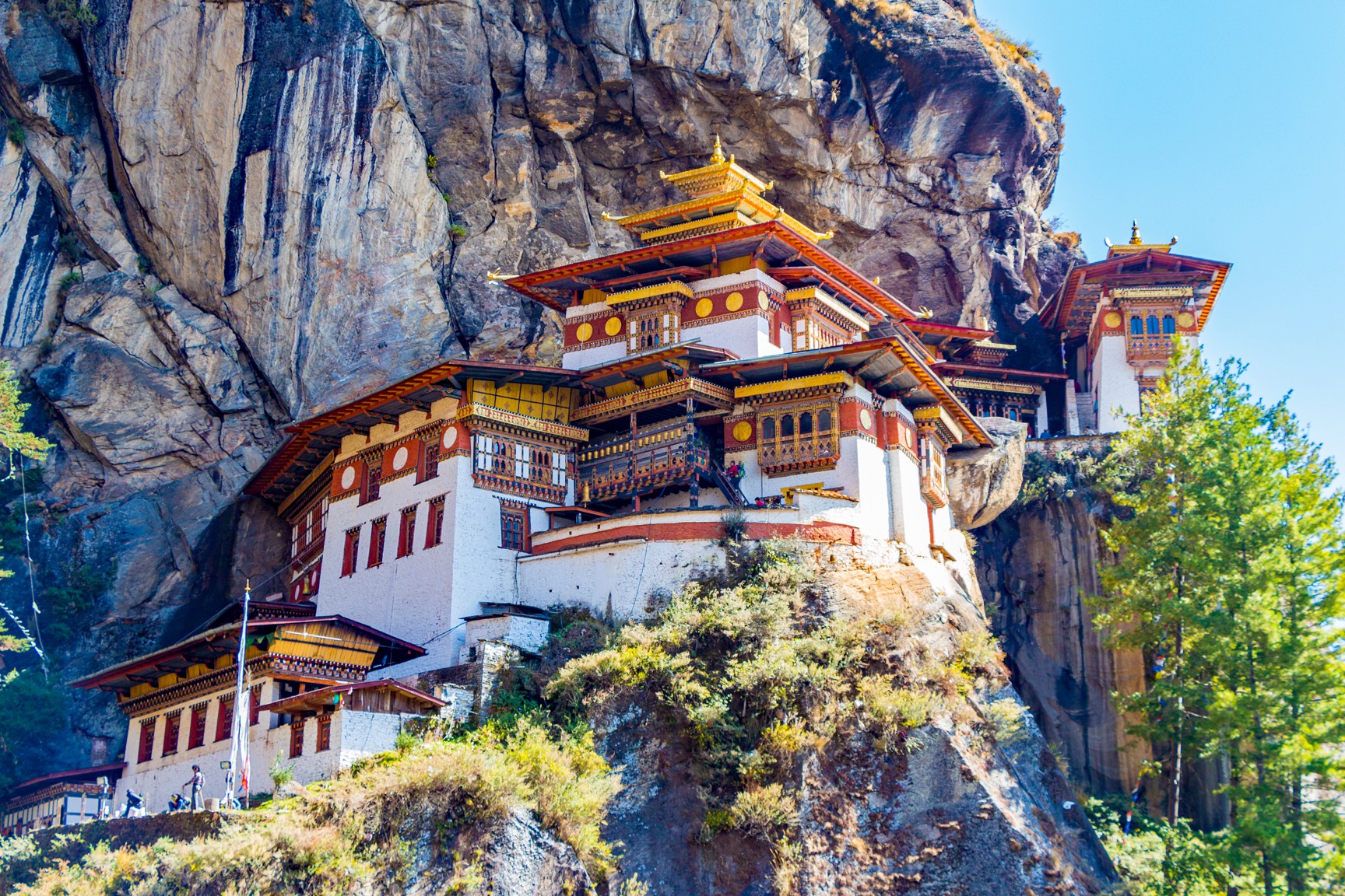 Đường phố và nhà cửa ở Bhutan được bảo tồn rất nghiêm ngặt và có thể lên tới hàng trăm năm tuổi
